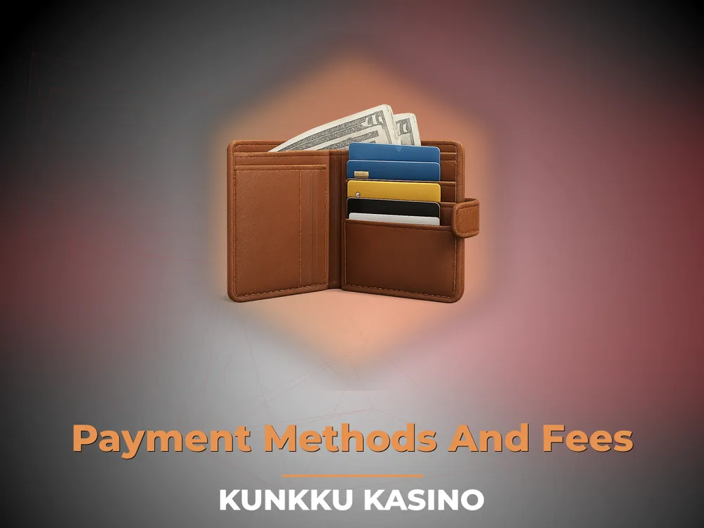 kunkku kasino - Payment Methods And Fees